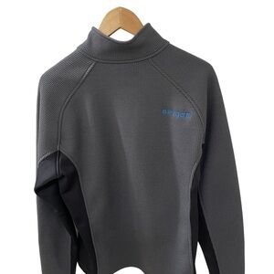 Spyder Men’s Size M  Half Zip 100% Poly insulated Streetwear Pullover Zippered